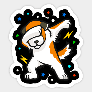 Dabbing Dog Funny Dogs Owner Gift Sticker